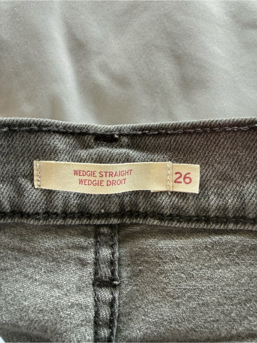 Levi's Women's Gray Straight-Leg Jeans - Classic Five-Pocket - Picture 3 of 3